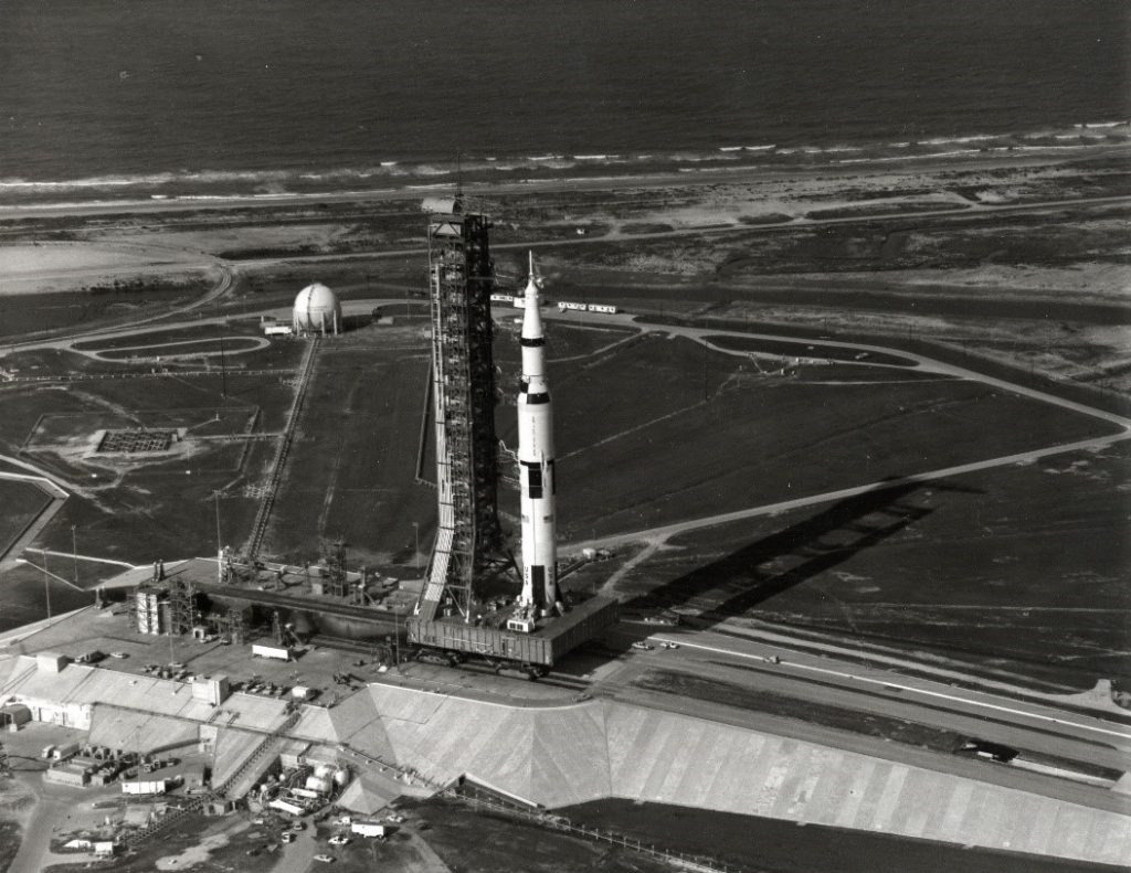 Launch Complex 39A Shortly before Launch of Apollo 11 showing the ...