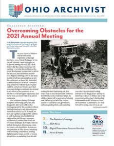 Ohio Archivist Fall 2021 Issue cover