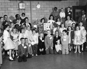 A reunion of children who had open heart surgery at Cincinnati Children’s, 1959.