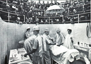 Opened in 1915, the University of Cincinnati Surgical Amphitheatre is still in use as a lecture hall and is one of only a handful of surviving surgical amphitheaters in the U.S.