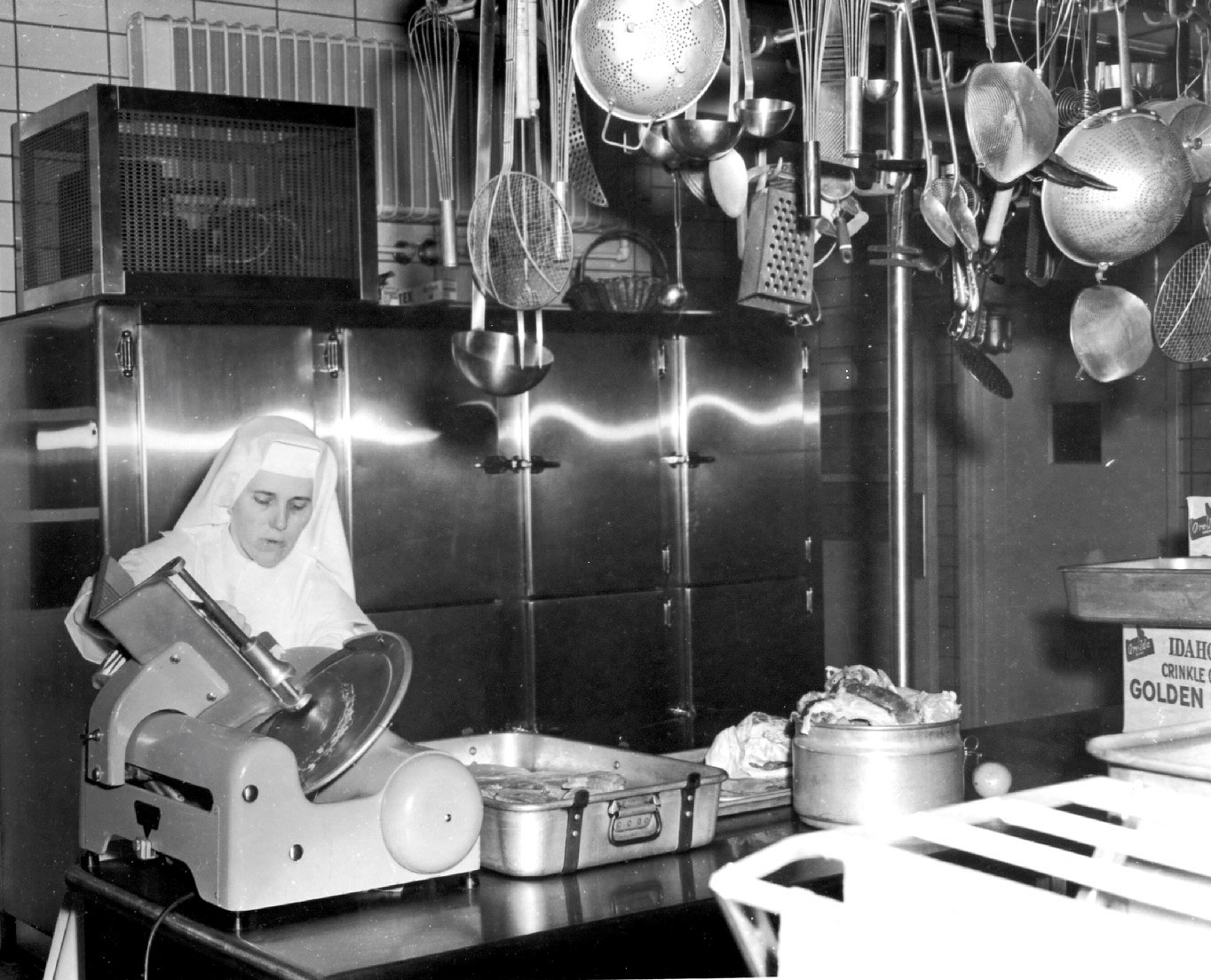 sister in kitchen